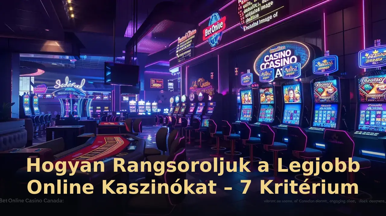 Hogyan Rangsoroljuk a Legjobb Online Kaszinókat – 7 Kritérium